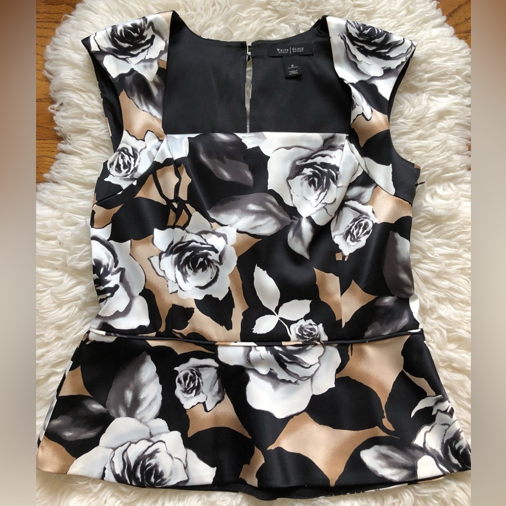 Floral Peplum Top